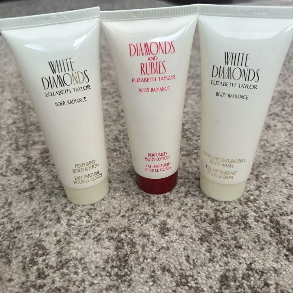 White & Ruby Diamonds 3 Body Lotion Bundle 3.3oz each
